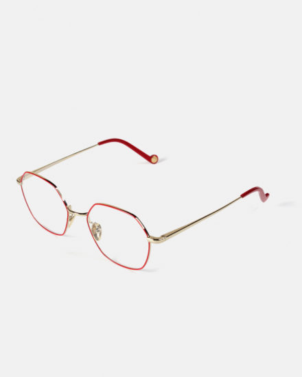 Lunettes Libourne or rouge