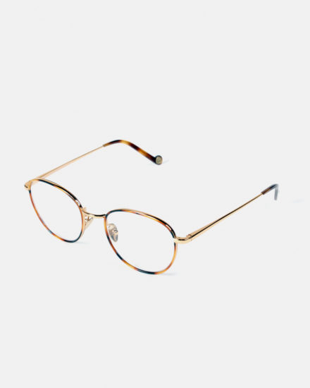 Lunettes Place Lafargue or rose ecaille